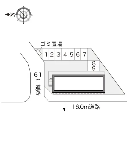 ★手数料０円★仙台市太白区柳生４丁目　月極駐車場（LP）